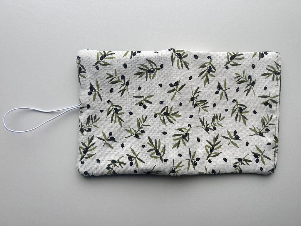 Everything Pouch – Olive Branch (Dark Green Zip)