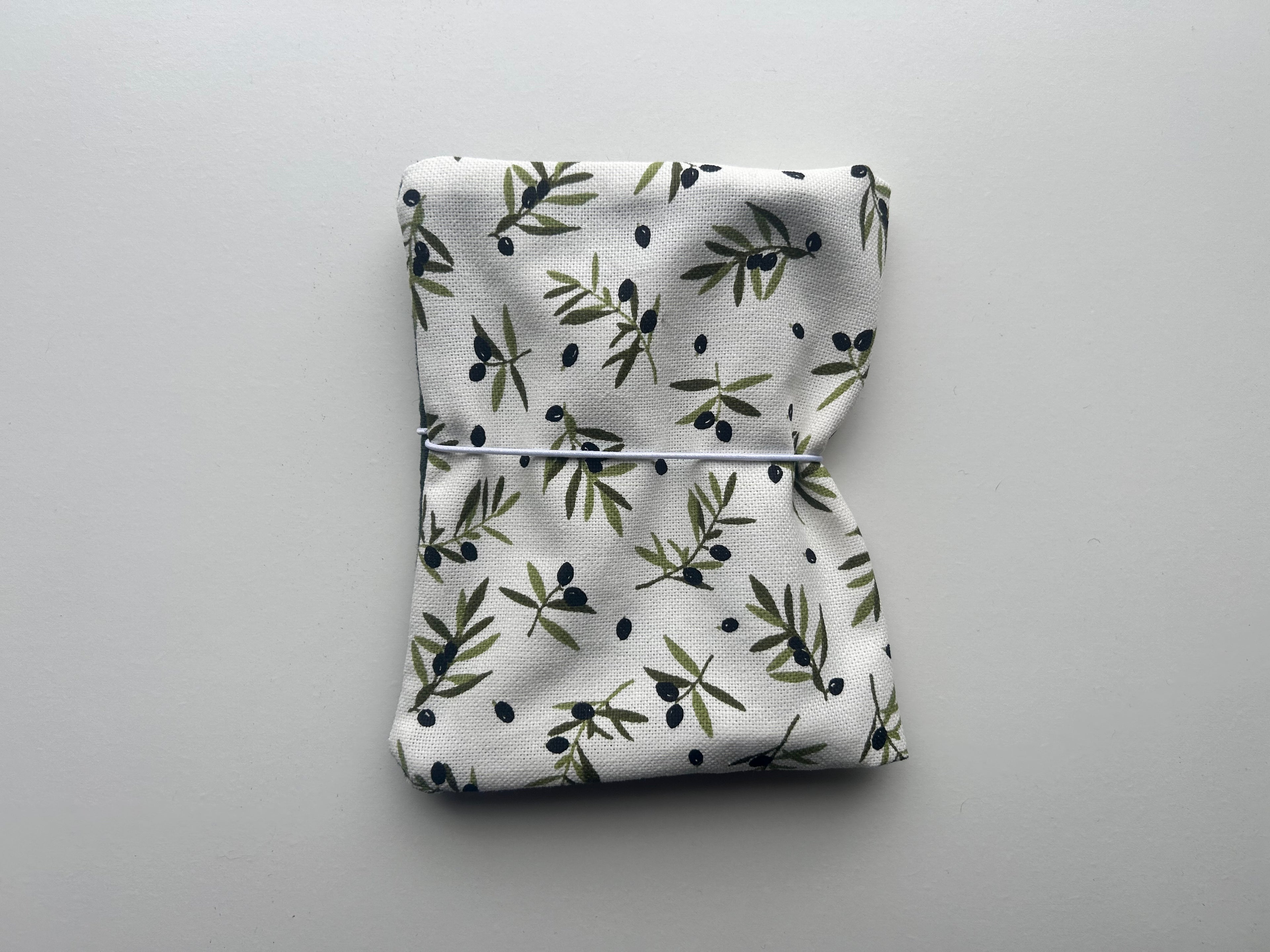 Everything Pouch – Olive Branch (Dark Green Zip)