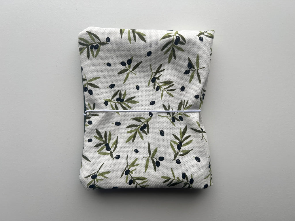 Everything Pouch – Olive Branch (Light Green Zip)