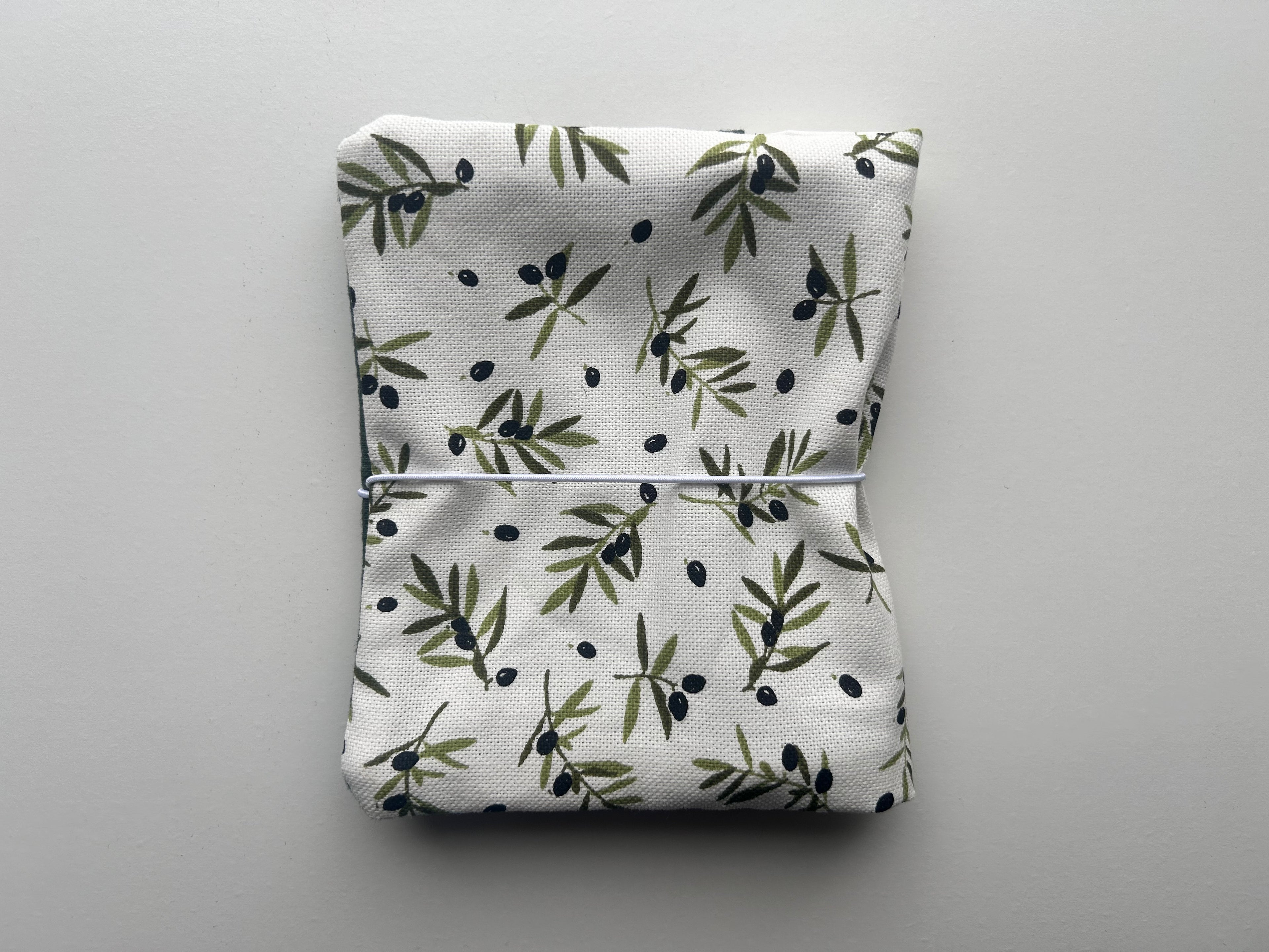 Everything Pouch – Olive Branch (Light Green Zip)